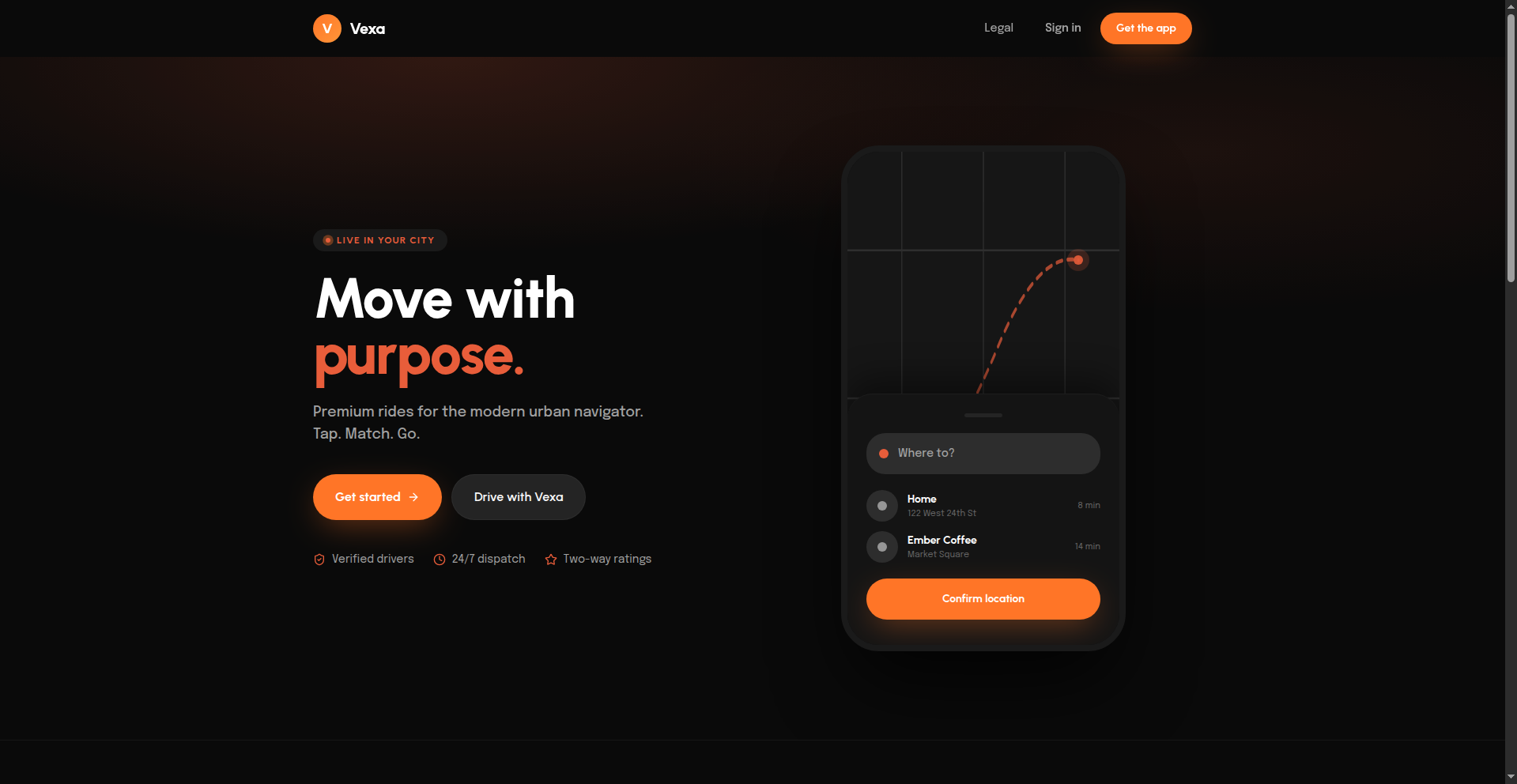 Kernel Rides website screenshot